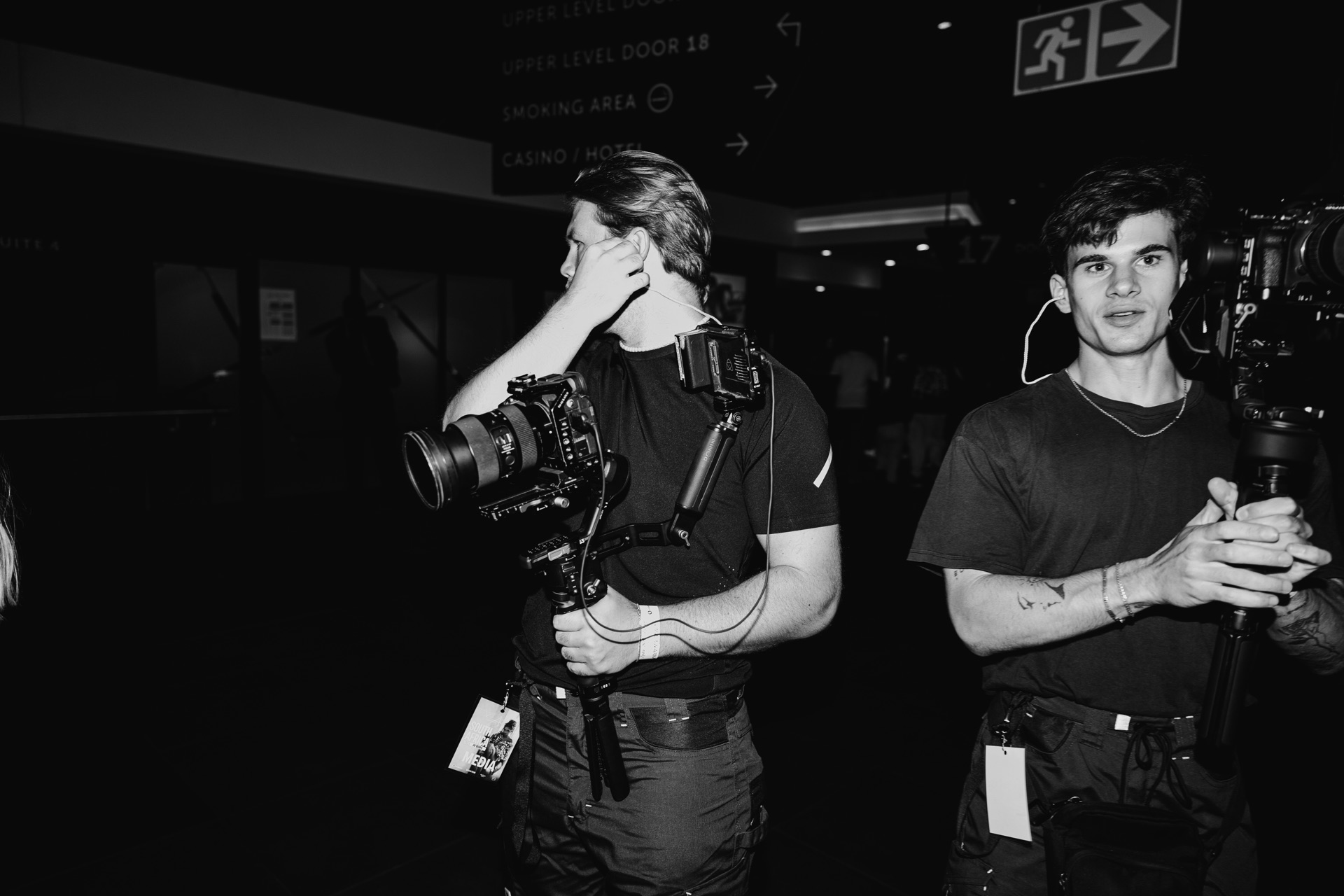 Realmotion camera crew on set behind the scenes